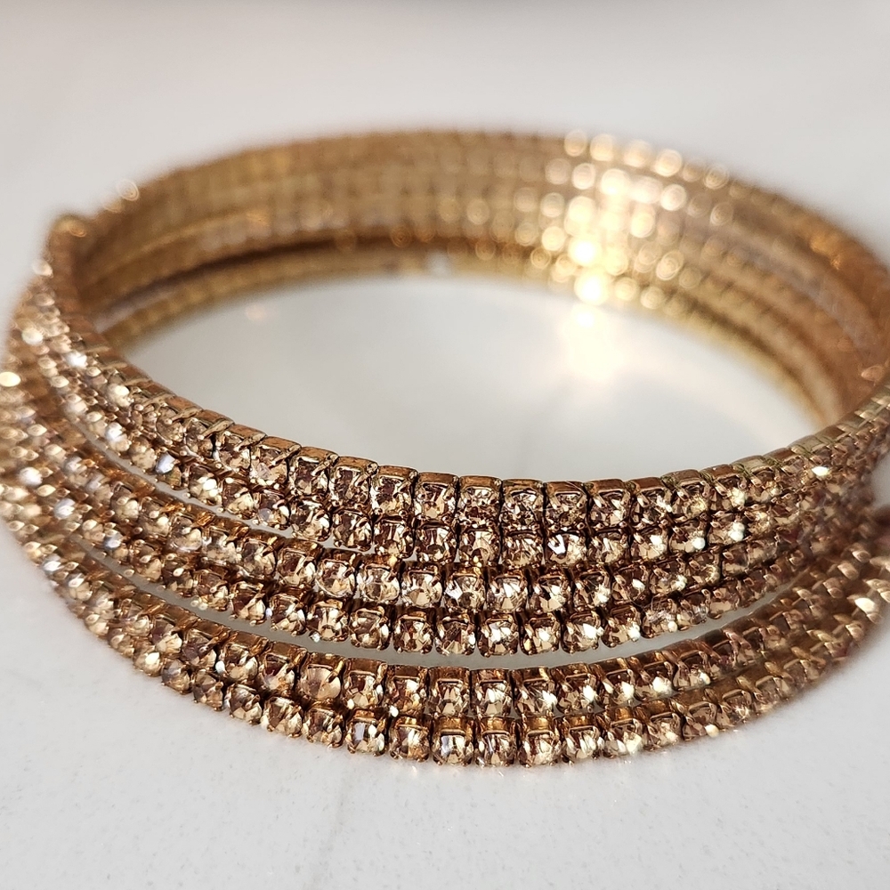 Cezanne Gold Coil Bracelet